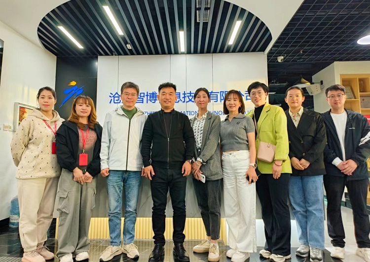 滄州師院經管學院領導蒞臨智博